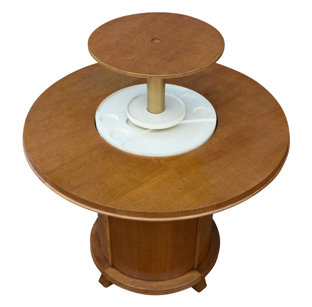 Art Deco Original 1930's Pop Up Cocktail Bar Table View IV
