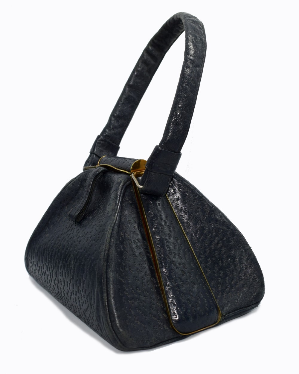 Ladies Art Deco 1930's Stylish Pyramid Box Bag