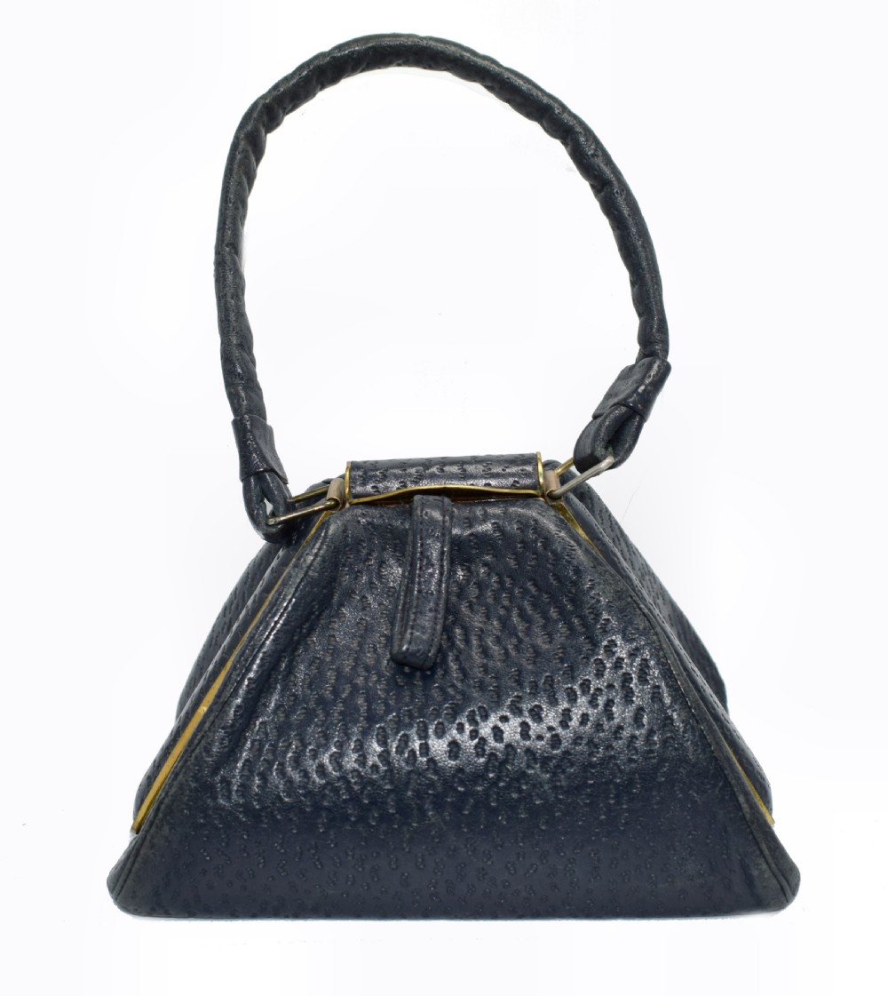 Ladies Art Deco 1930's Stylish Pyramid Box Bag View VIII
