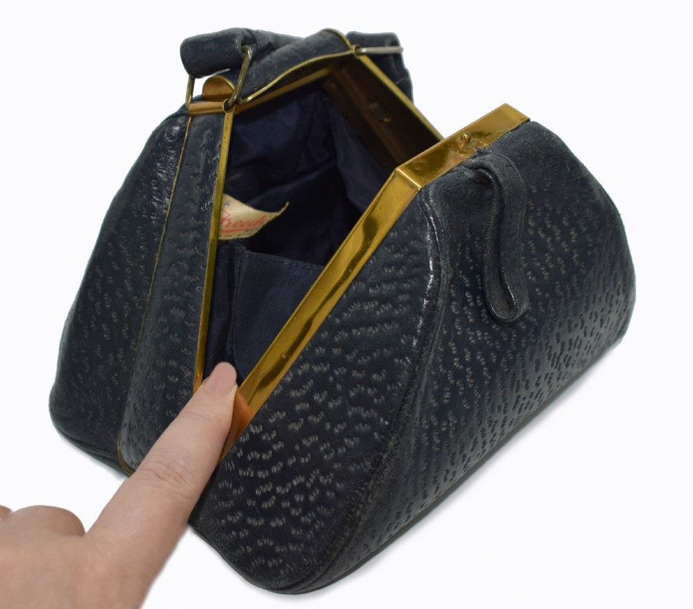 Ladies Art Deco 1930's Stylish Pyramid Box Bag View XI