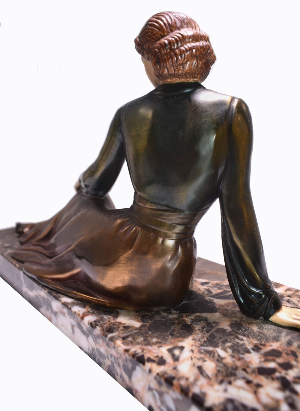 Art Deco Polychrome Figural Lamp, 1930’s View II