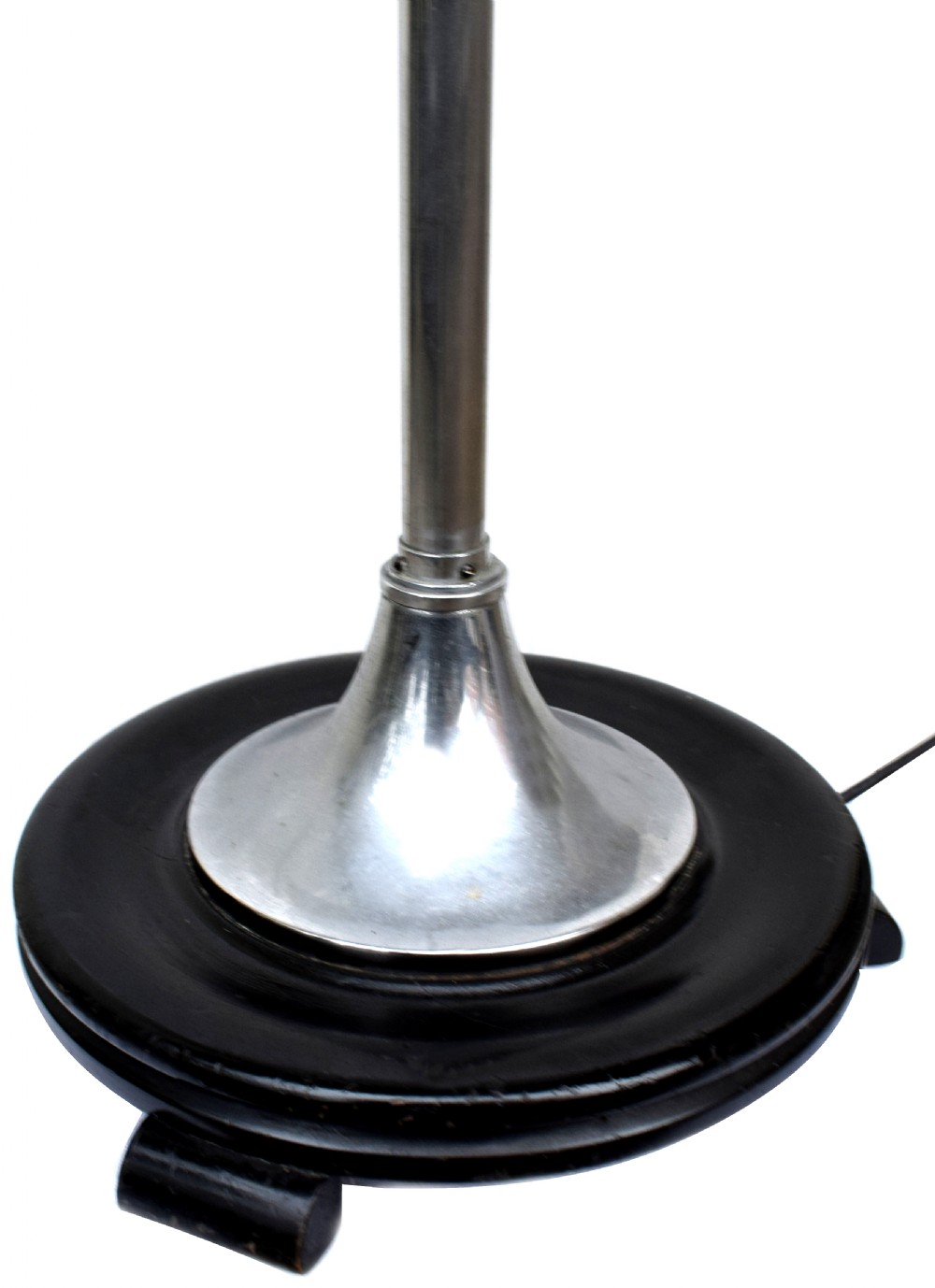 1930's Art Deco Chrome 'Bee Hive' Floor Lamp View III