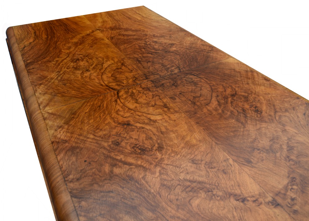 Substantial Art Deco Walnut Desk, Circa 1935 View V