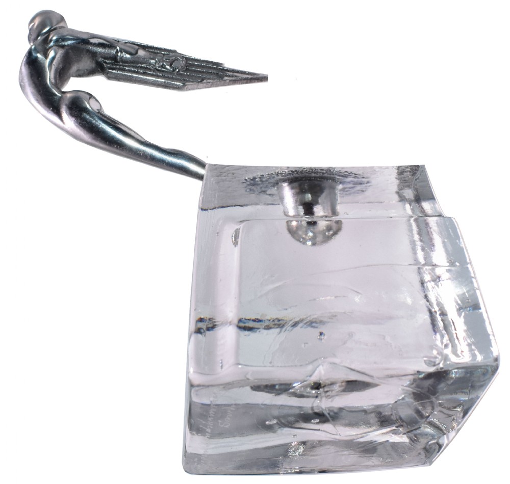 Art Deco Chrome Car Mascot View IV