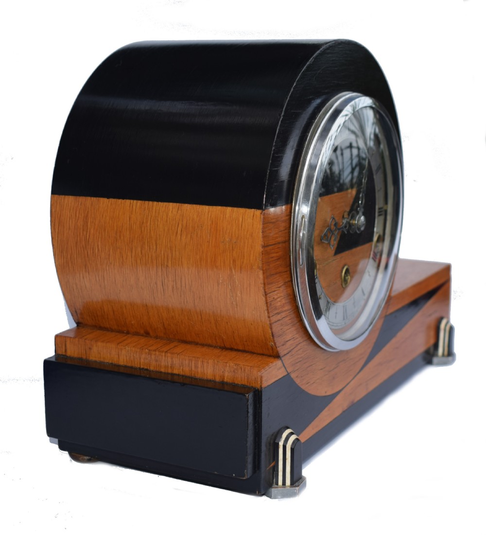 Art Deco Westminster Chime Mantle Clock By Norland  View III