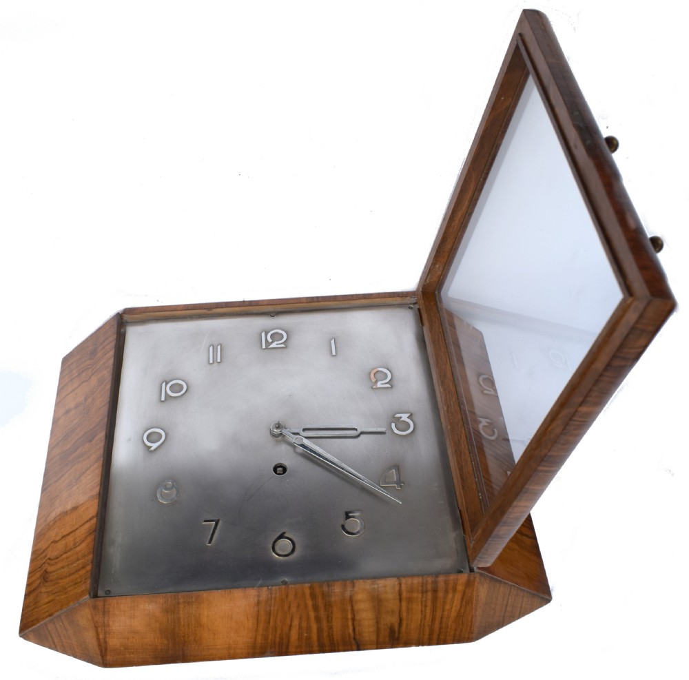 Art Deco Silvered Dial Wall Clock, c1930 View II