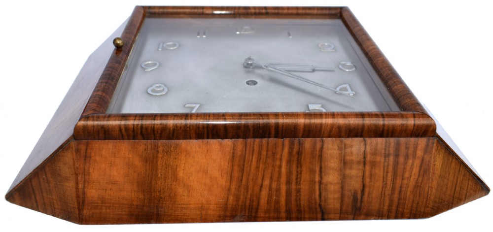 Art Deco Silvered Dial Wall Clock, c1930 View V