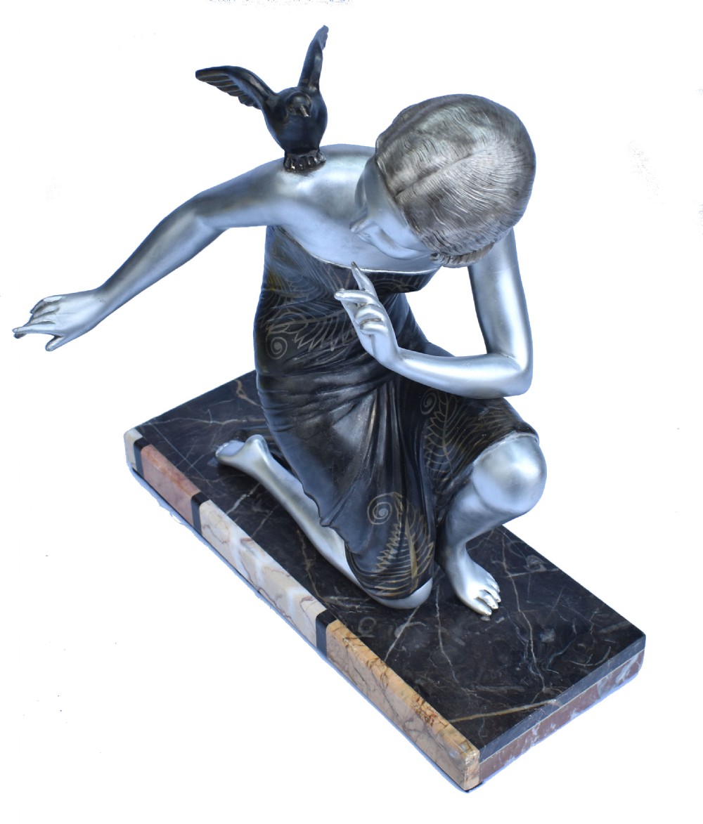 Very Large Art Deco Signed Figure by URIANO, c1930 View II