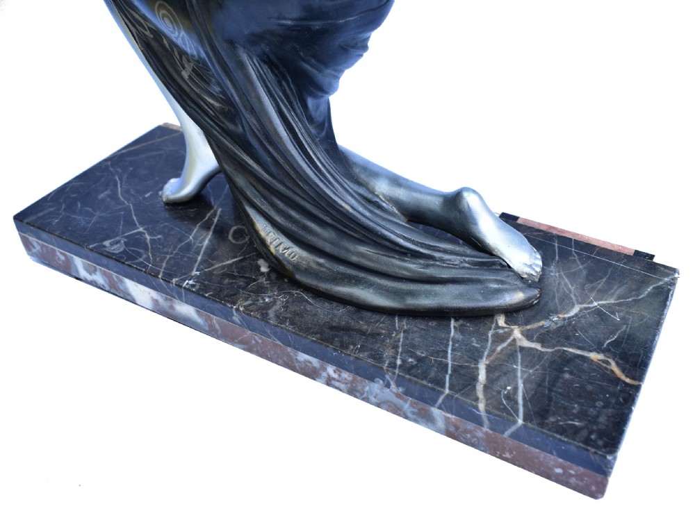 Very Large Art Deco Signed Figure by URIANO, c1930 View IV