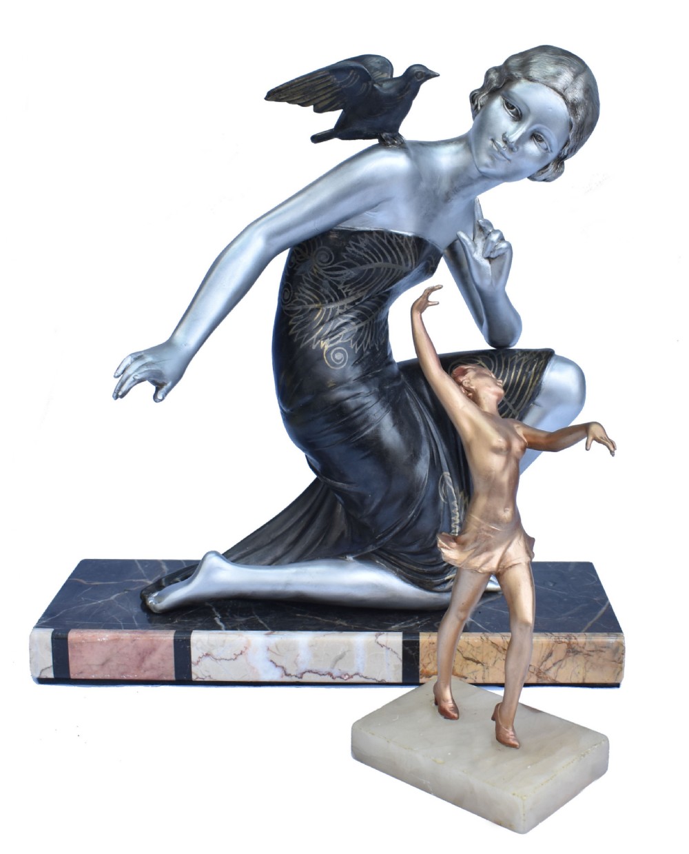 Very Large Art Deco Signed Figure by URIANO, c1930 View VII