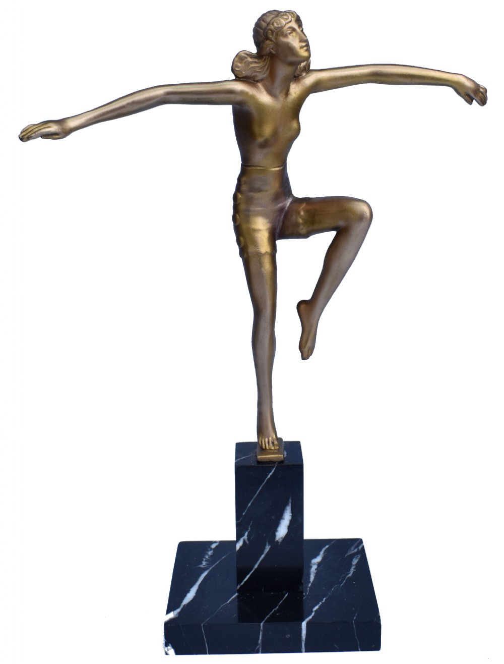 Original Art Deco Female Dancer Figure View II