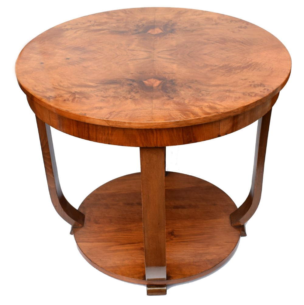 Art Deco Walnut Coffee Table View II