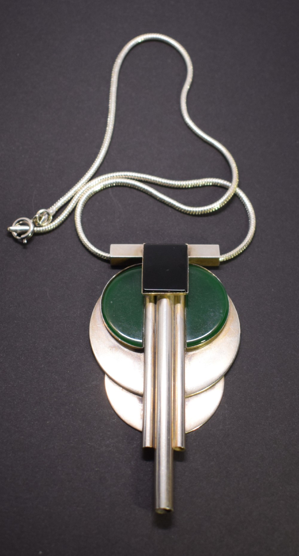 Art Deco Modernist Galalith Necklace