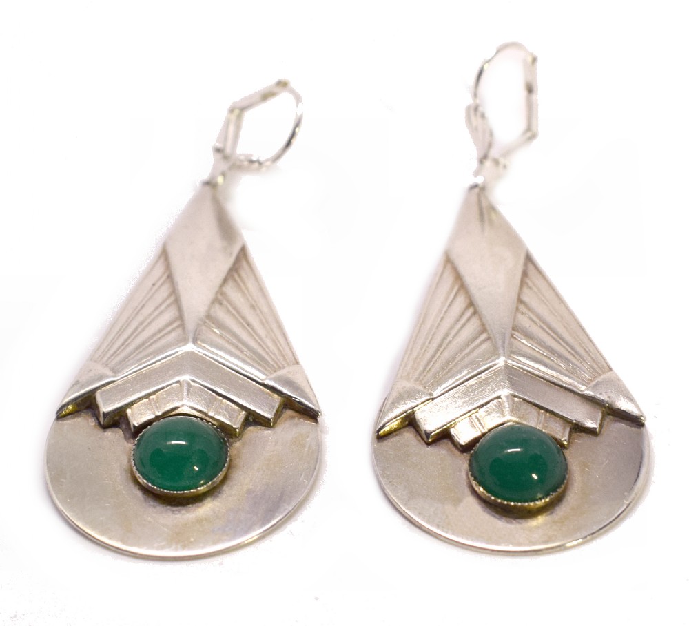 Art Deco Modernist Earrings