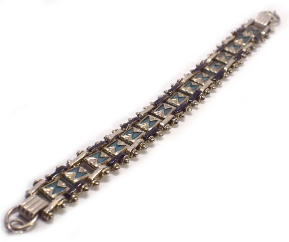 Art Deco Bracelet by Jacob Bengel, circa 1930 View II