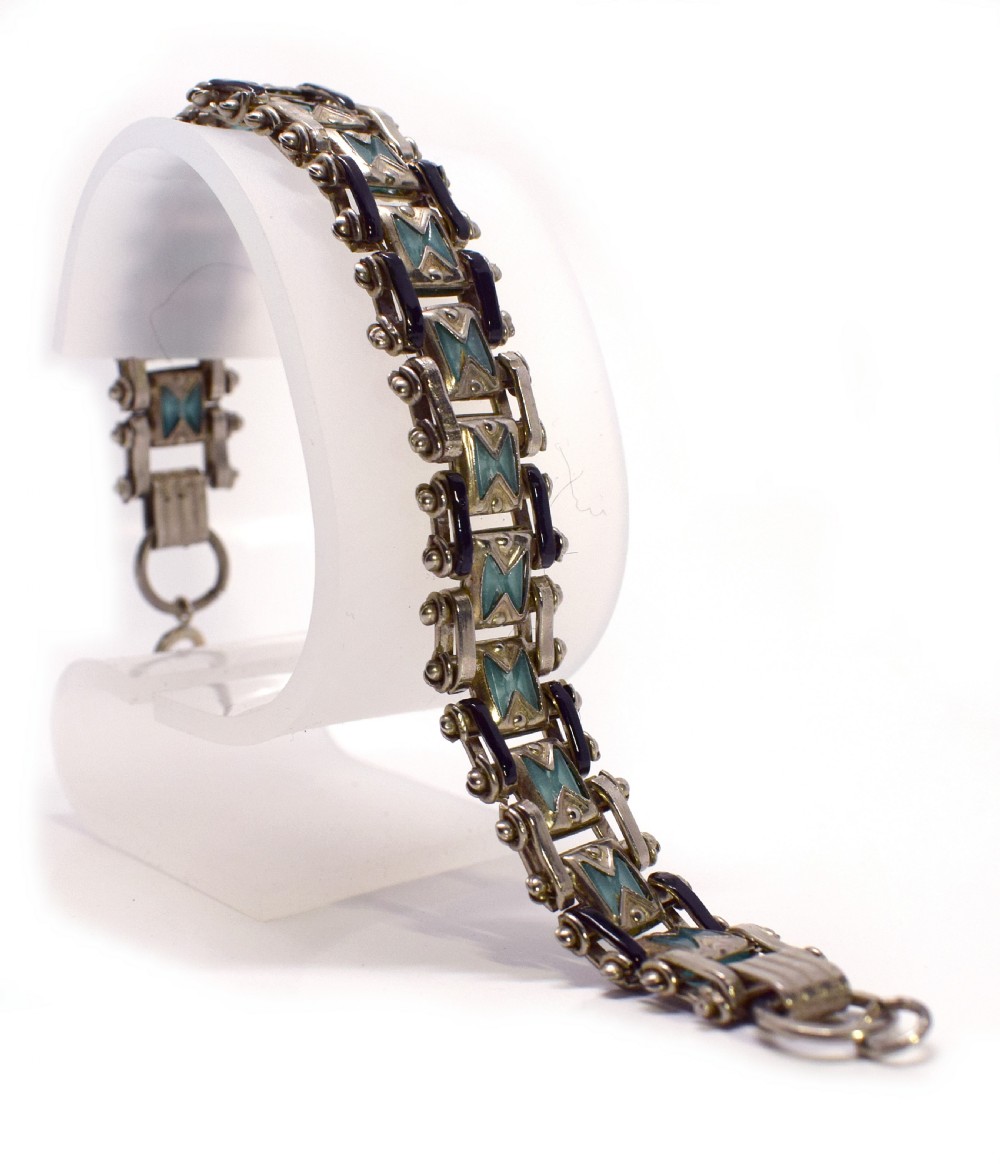 Art Deco Bracelet by Jacob Bengel, circa 1930 View III
