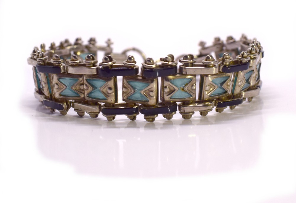 Art Deco Bracelet by Jacob Bengel, circa 1930 View V