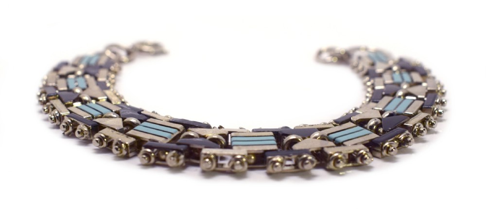 Art Deco 1930's Bracelet by Jakob Bengel, Germany View IV