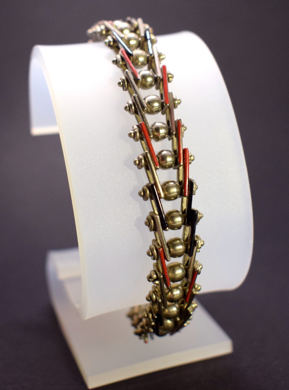 Art Deco 1930's Bracelet by Jakob Bengel, Germany View II