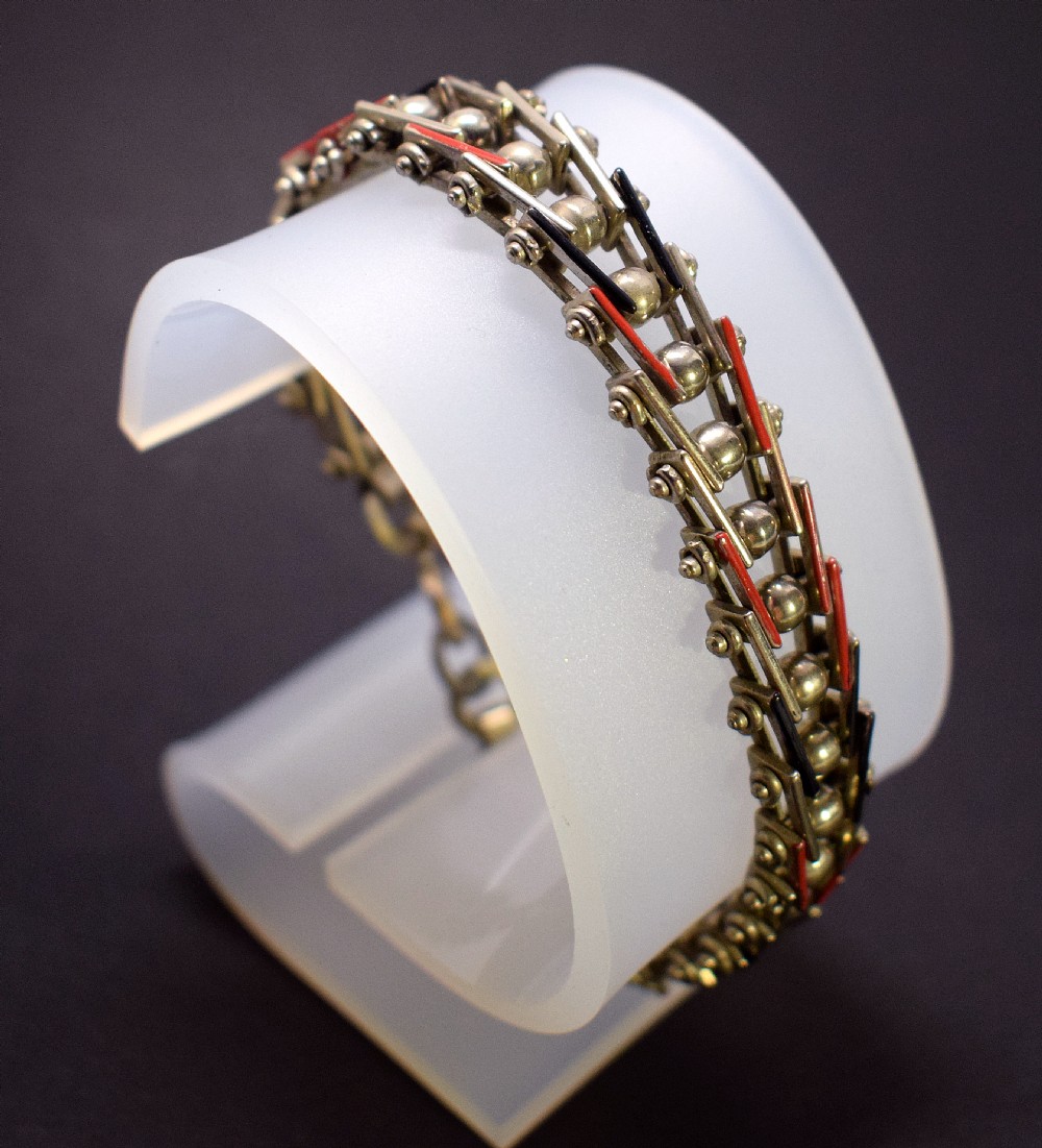 Art Deco 1930's Bracelet by Jakob Bengel, Germany View III