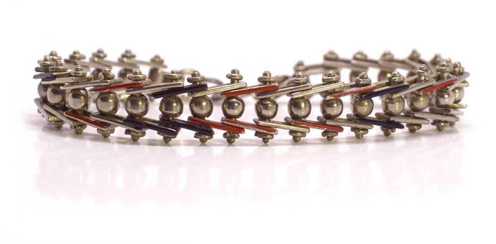 Art Deco 1930's Bracelet by Jakob Bengel, Germany View V