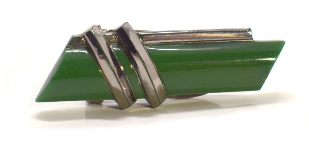 Art Deco Dress clip by Jakob Bengel, c1930