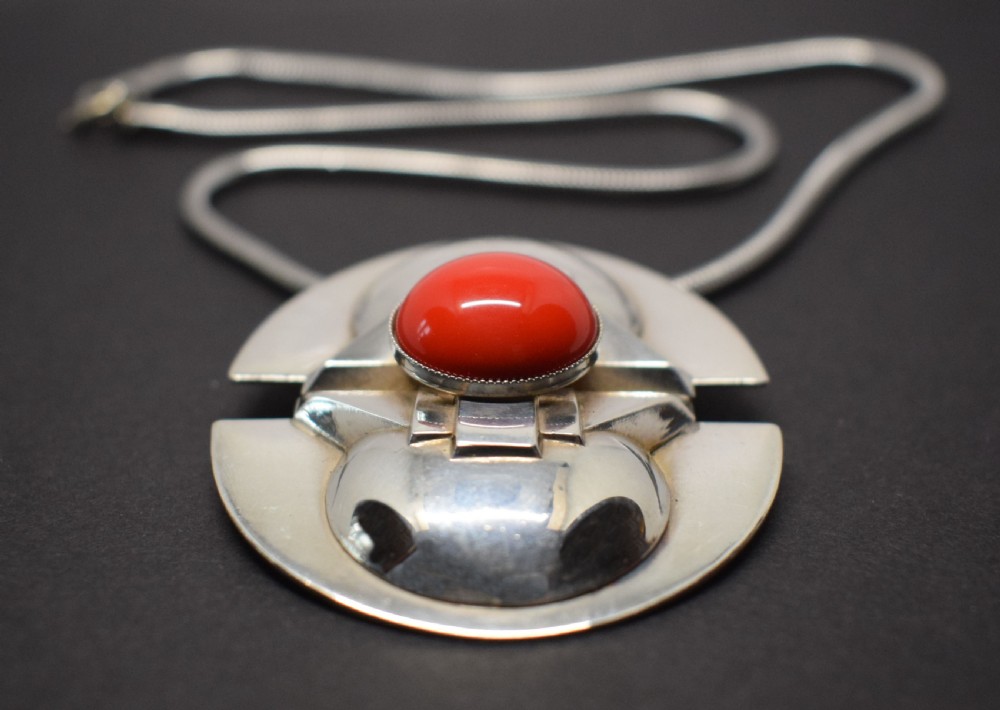 Art Deco Geometric Modernist Ladies Necklace View II