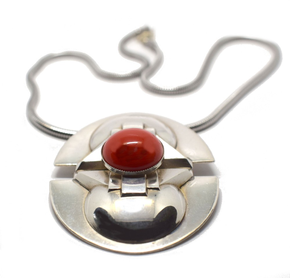 Art Deco Geometric Modernist Ladies Necklace View V