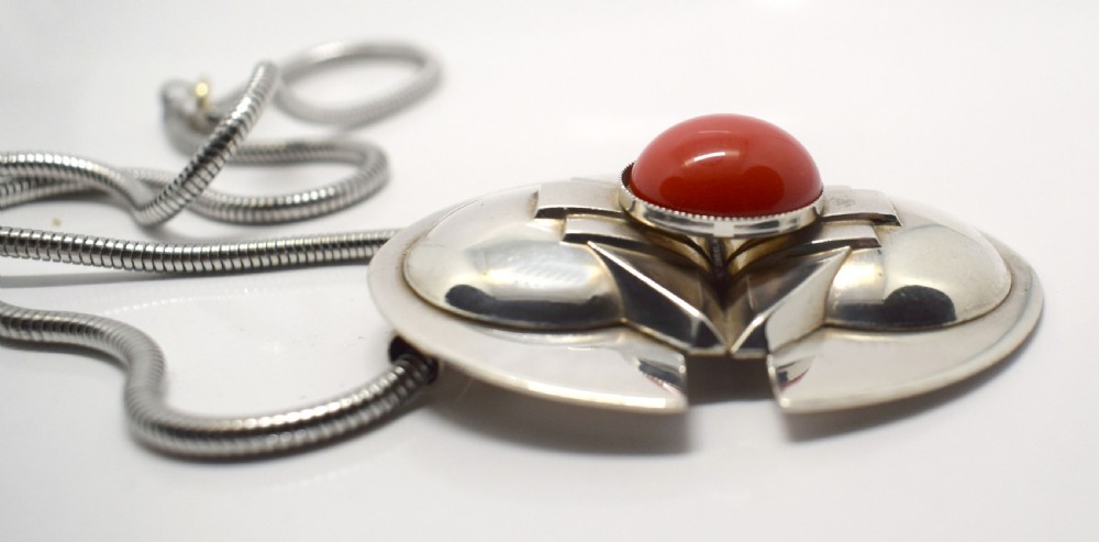Art Deco Geometric Modernist Ladies Necklace View VI