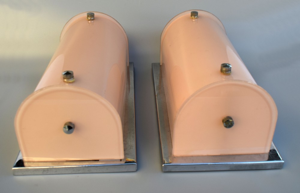 Pair Of Large Art Deco 1930's Wall Lights View III