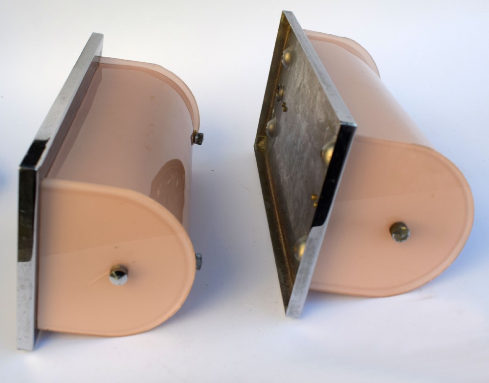 Pair Of Large Art Deco 1930's Wall Lights View IX