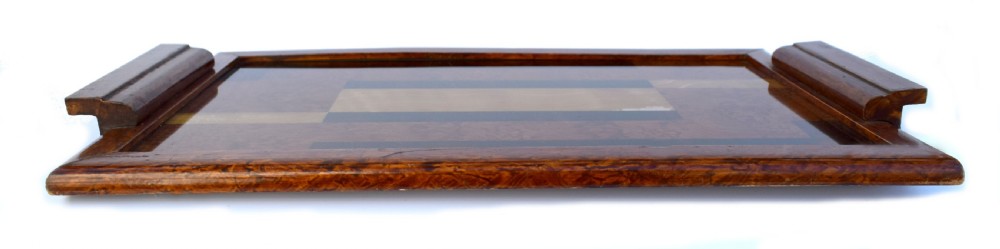 1930s Modernist Art Deco Reverse Painted Drinks Tray View III