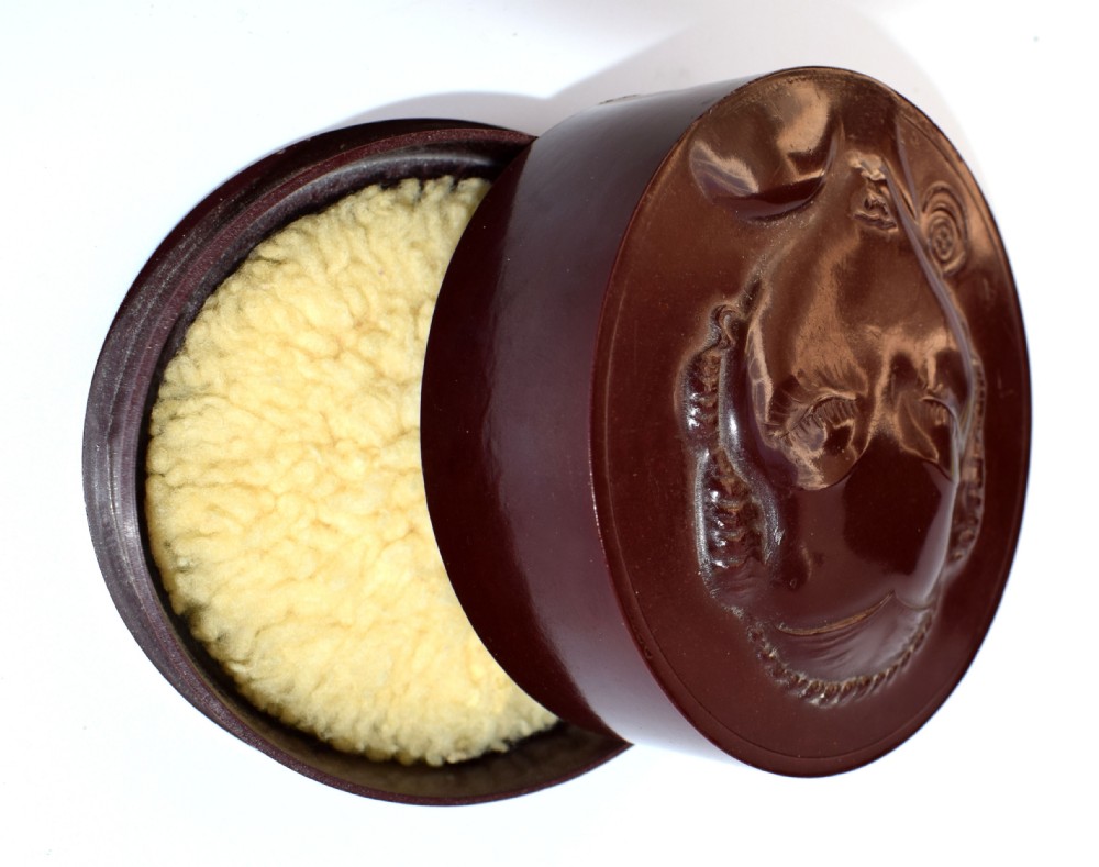 Art Deco Bakelite Powder Box Compact Josephine Baker, c1930 View V