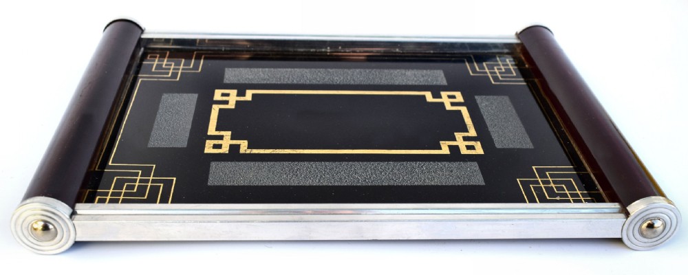 1930s Art Deco French Drinks Tray View II