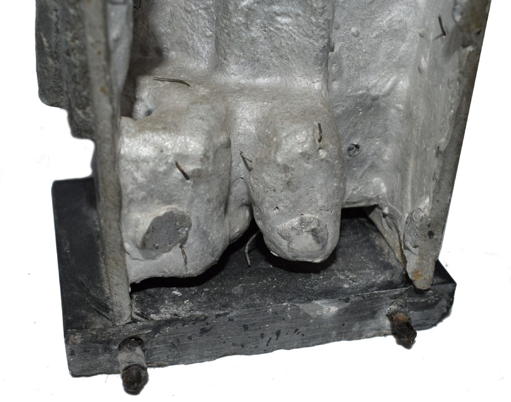 Industrial 1930's Figure Of A Scientist By L Frizzi, A  Masterpiece Of Streamline Industrial Design, Circa 1930 View IV