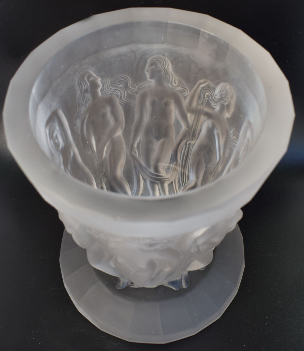 Art Deco 1930's Czech Vase, Dancing Nymphs View II
