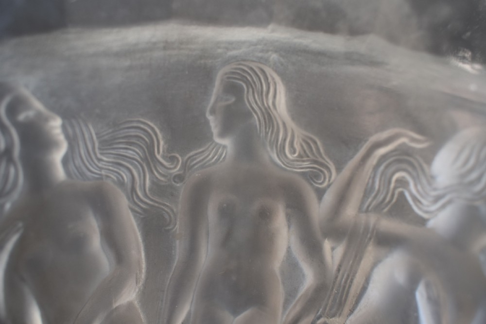 Art Deco 1930's Czech Vase, Dancing Nymphs View III