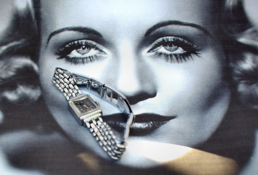 Art Deco Ladies Chrome Watch, Circa 1930 View II