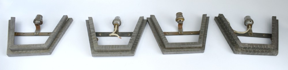 1930's Art Deco French Wall Lights - Set Of Four View III