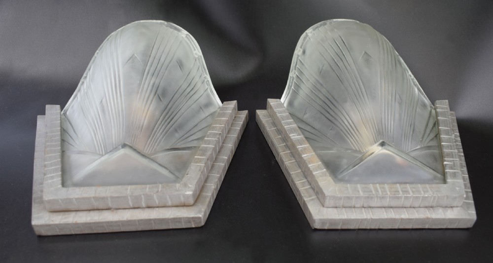 1930's Art Deco French Wall Lights - Set Of Four View V