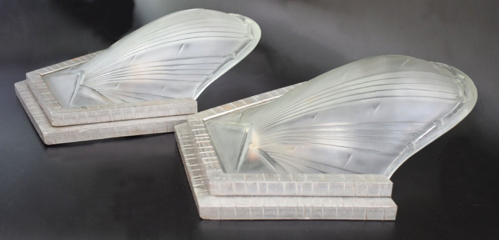 1930's Art Deco French Wall Lights - Set Of Four View VI
