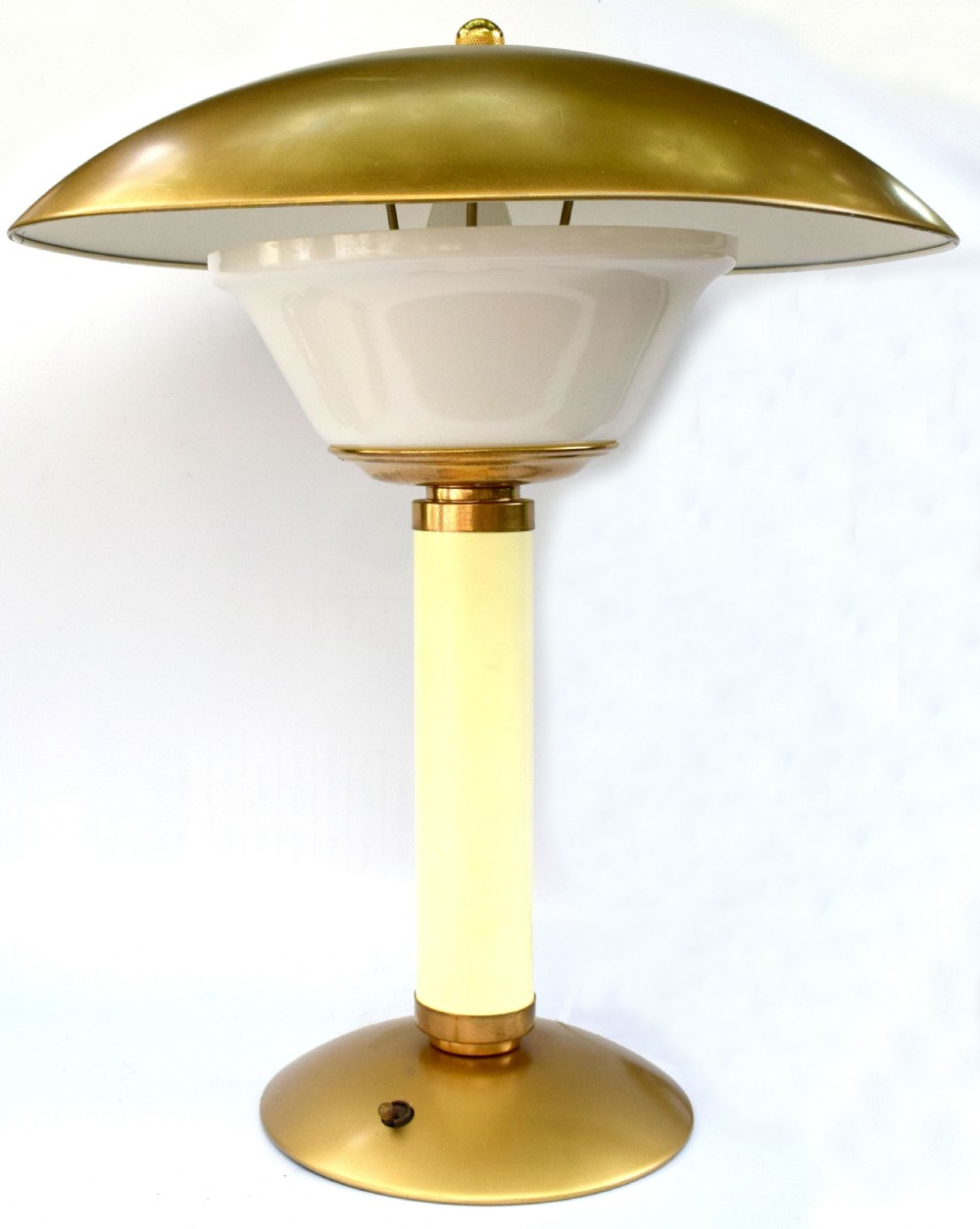 Large Art Deco Bakelite Table Lamp by Eileen Gray for Jumo, France View V