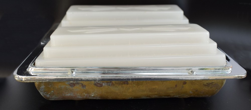 Matching Pair Of Art Deco Chrome & Glass Wall Lights, 1930's View VI
