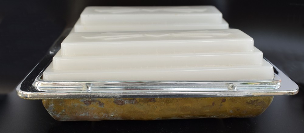 Matching Pair Of Art Deco Chrome & Glass Wall Lights, 1930's View XI