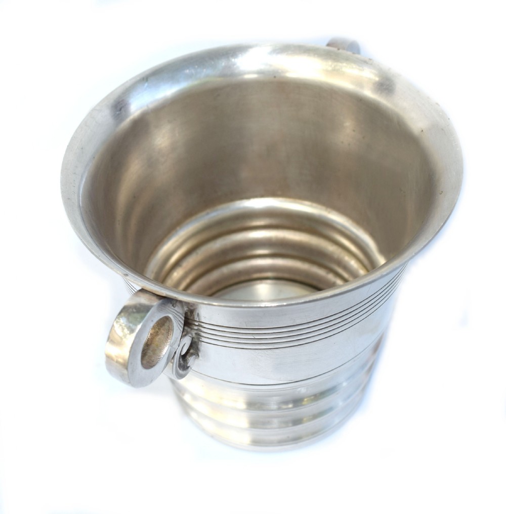 1930's Art Deco Modernist Ice Bucket View VIII