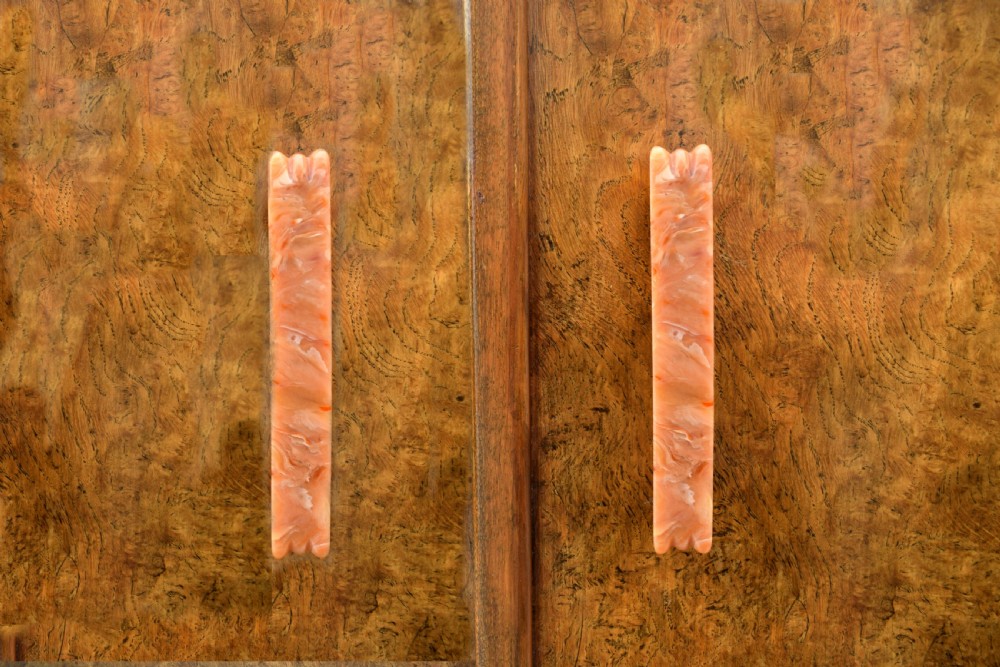 Art Deco Double Figured Walnut Wardrobe, C1930 View IX