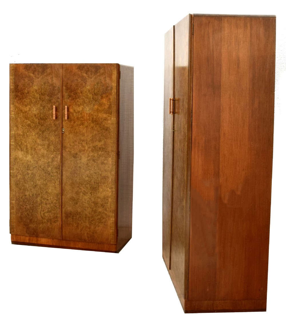 Art Deco Figured Walnut Wardrobe, C1930 View III