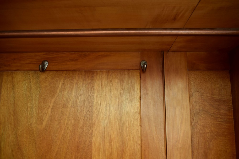 Art Deco Figured Walnut Wardrobe, C1930 View V
