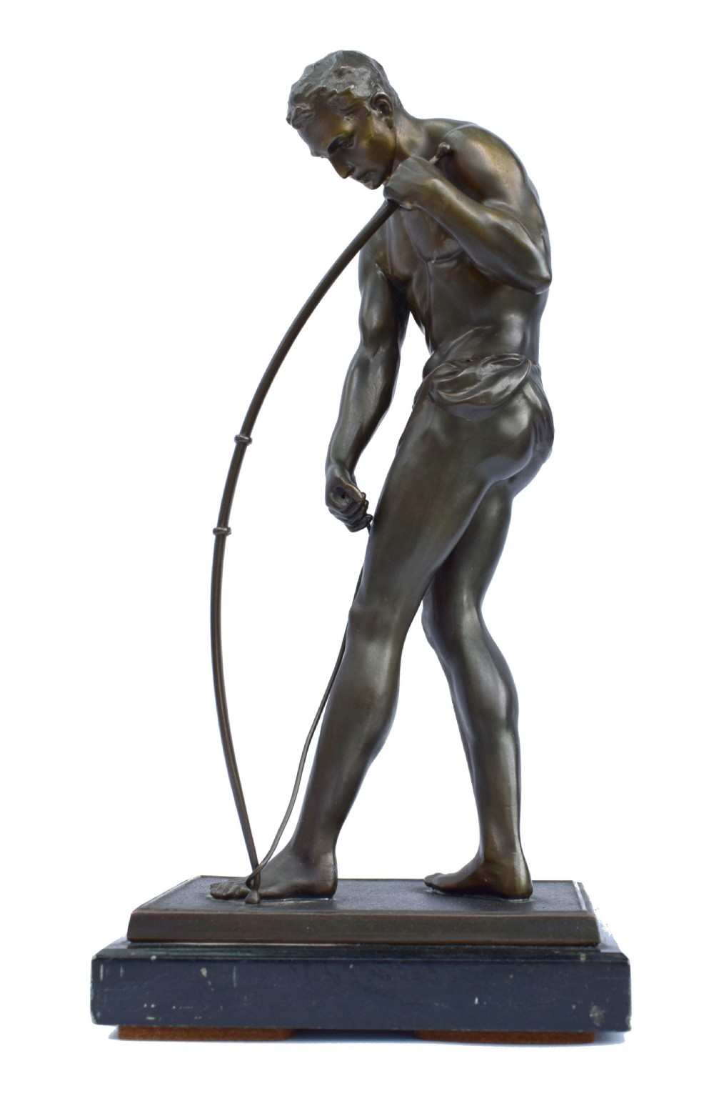 Art Deco Male Bronze Figure, France, c1930