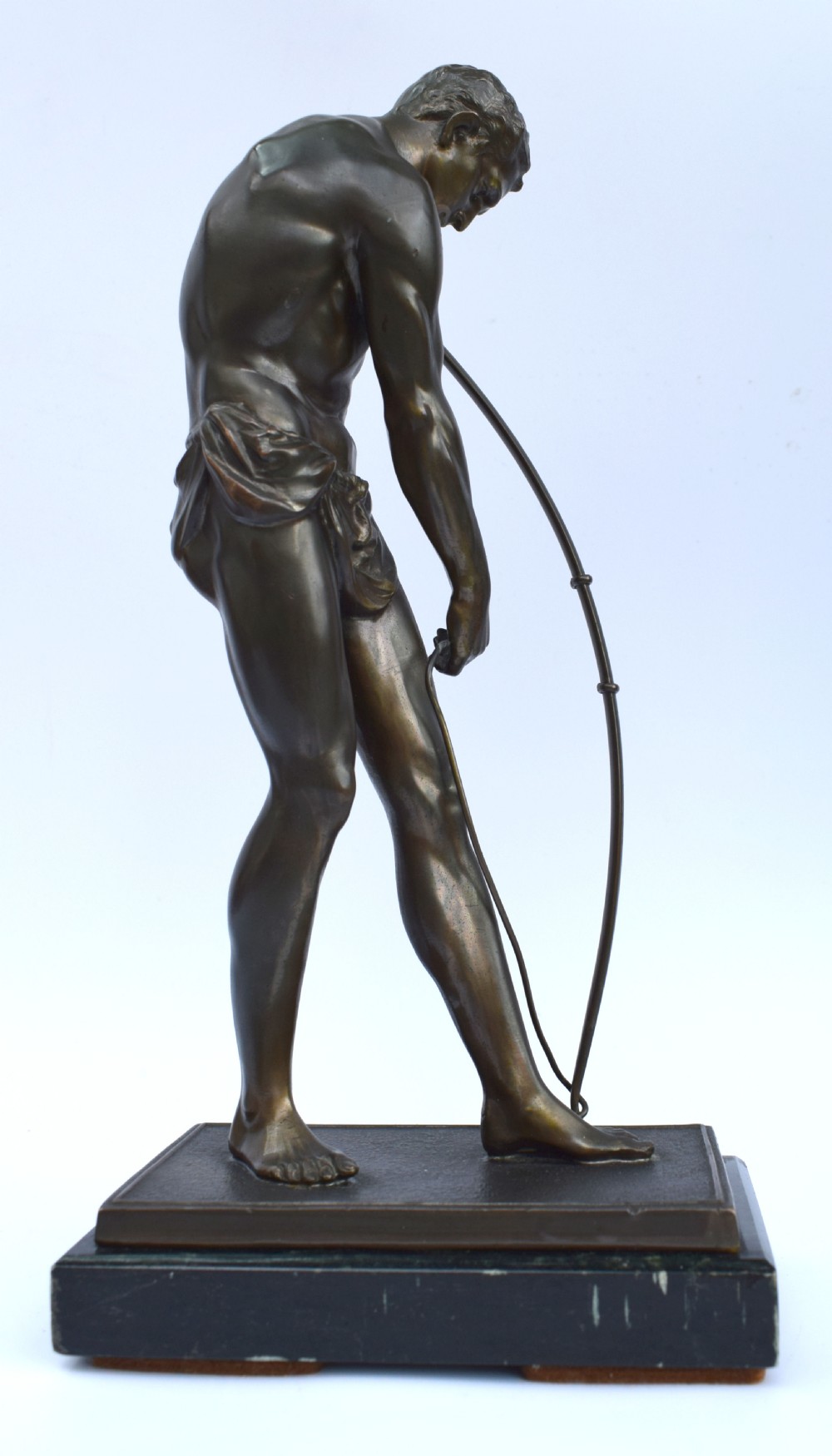 Art Deco Male Bronze Figure, France, c1930 View II